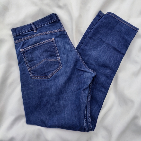 Like New Patagonia Straight Stretch Med Blue Denim Jeans - Picture 1 of 5